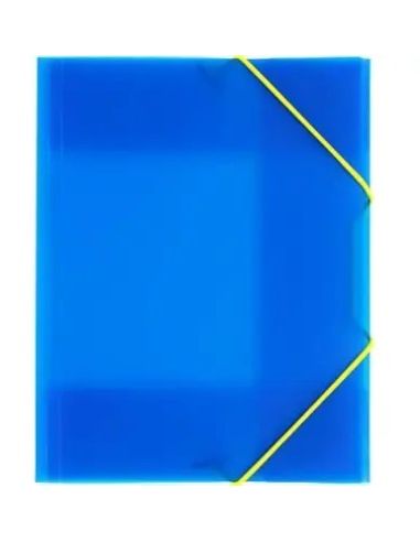 Carpeta Gomas Colorgraf 3 Solapas A5 Azul