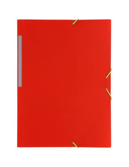Carpeta solapas gomas colorgraf pp translucido varios colores