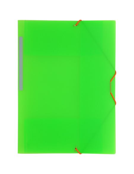 Carpeta solapas gomas colorgraf pp translucido varios colores