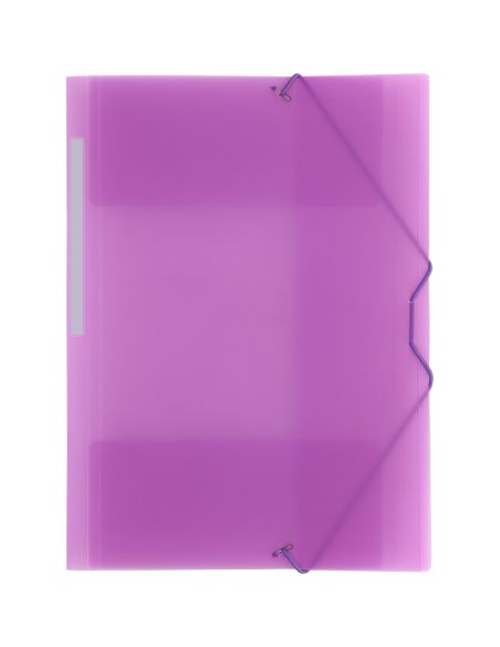 Carpeta solapas gomas colorgraf pp translucido varios colores