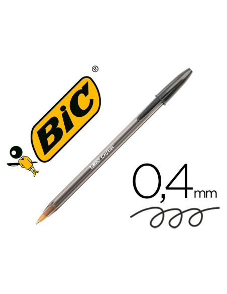 Boligrafo Negra  Bic Cristal Original Tinta Unidad