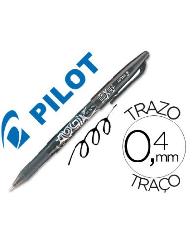 Boligrafo Pilot Negro Frixion Borrable