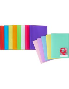 Carpeta 50 Fundas A4 Poliplas Colores Varios