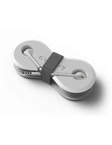 Auriculares Groovy Con Microfono Y Estuche Conector Jack 3,5 Mm Color Blanco