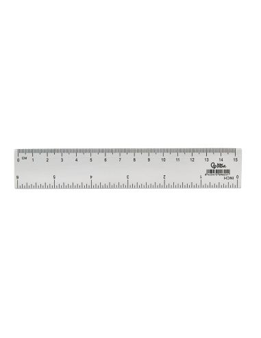 Regla Liderpapel Plastico Cristal 15 Cm